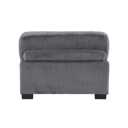 Homelegance  - Traverse 6-Piece Modular Sectional W/ Ottomans in Gray - 8555GYx2CR2AC2OT  view 4