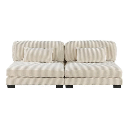 Homelegance  - Traverse 6-Piece Modular Sectional W/ Reversible Chaise in Beige - 8555BEx2CR3ACVC  view 4