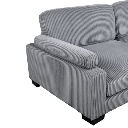 Homelegance  - Traverse 6-Piece Modular Sectional W/ Reversible Chaise in Gray - 8555GYx2CR3ACVC  view 2