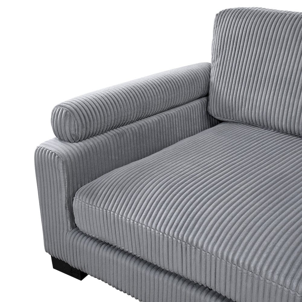 Homelegance  - Traverse 6-Piece Modular Sectional W/ Reversible Chaise in Gray - 8555GYx2CR3ACVC  view 3