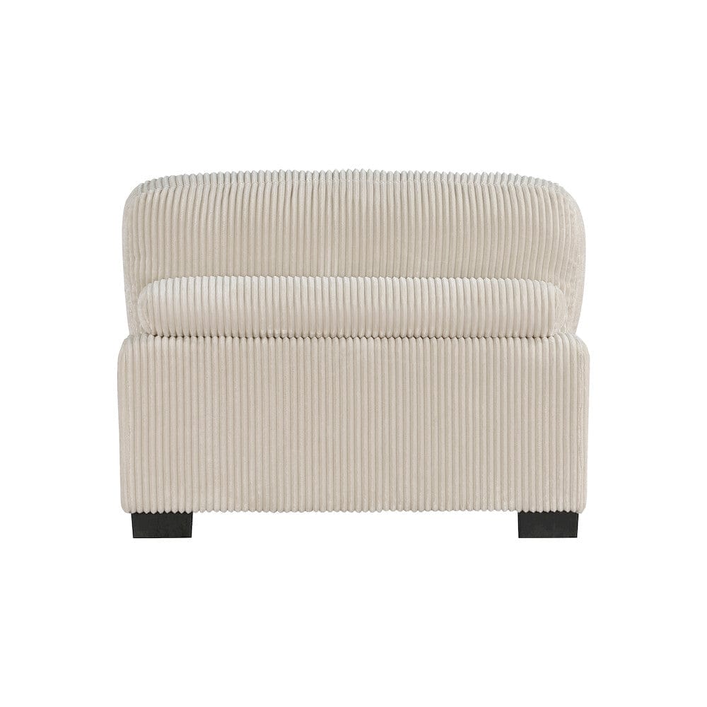Homelegance  - Traverse Armless Chair in Beige - 8555BE-AC  view 5