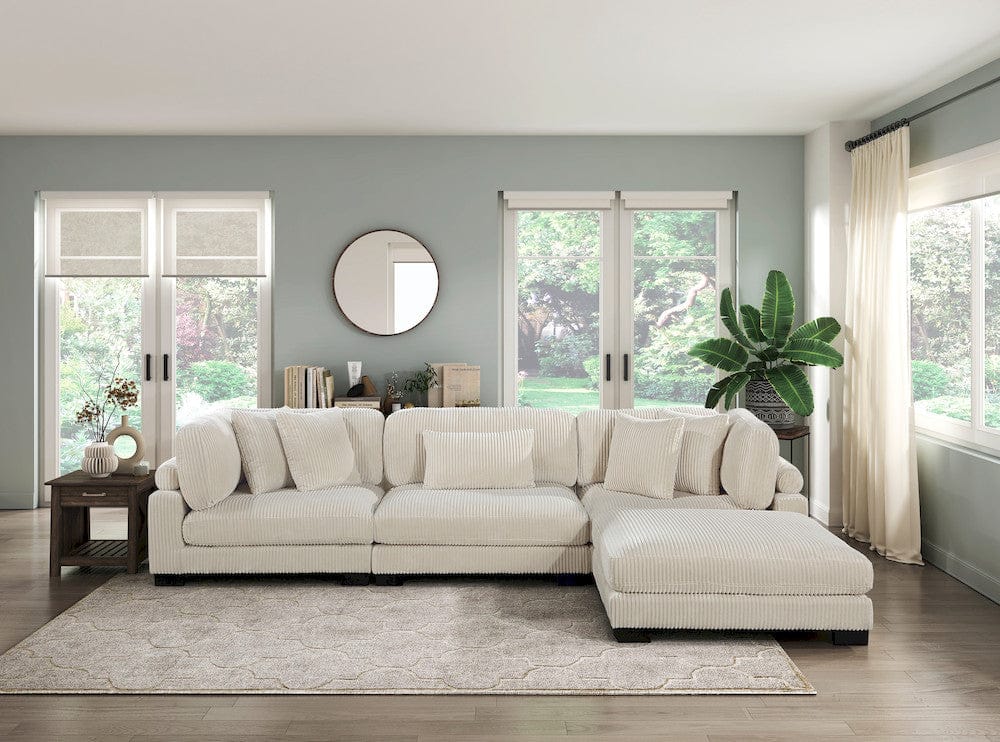 Homelegance  - Traverse Armless Chair in Beige - 8555BE-AC  view 7