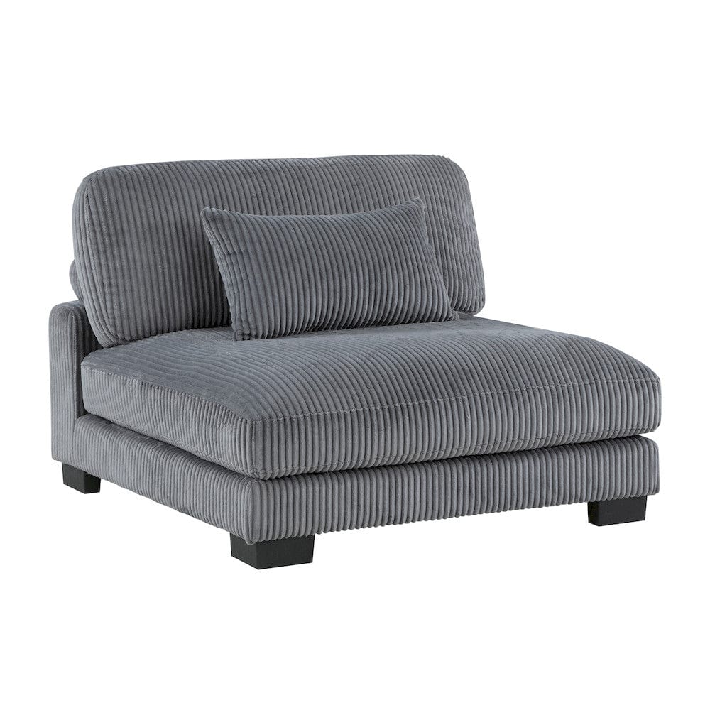 Homelegance  - Traverse Armless Chair in Gray - 8555GY-AC  view 1