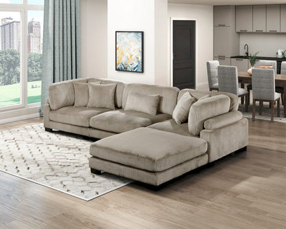Homelegance  - Traverse Armless Chair in Taupe - 8555GB-AC  view 12