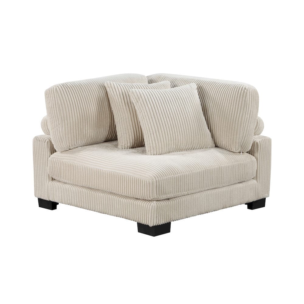 Homelegance  - Traverse Corner Seat in Beige - 8555BE-CR  view 1