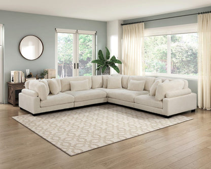 Homelegance  - Traverse Corner Seat in Beige - 8555BE-CR  view 10