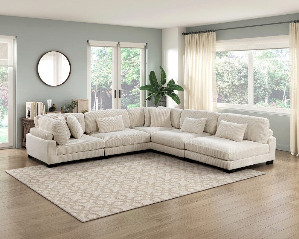 Homelegance  - Traverse Corner Seat in Beige - 8555BE-CR  view 11
