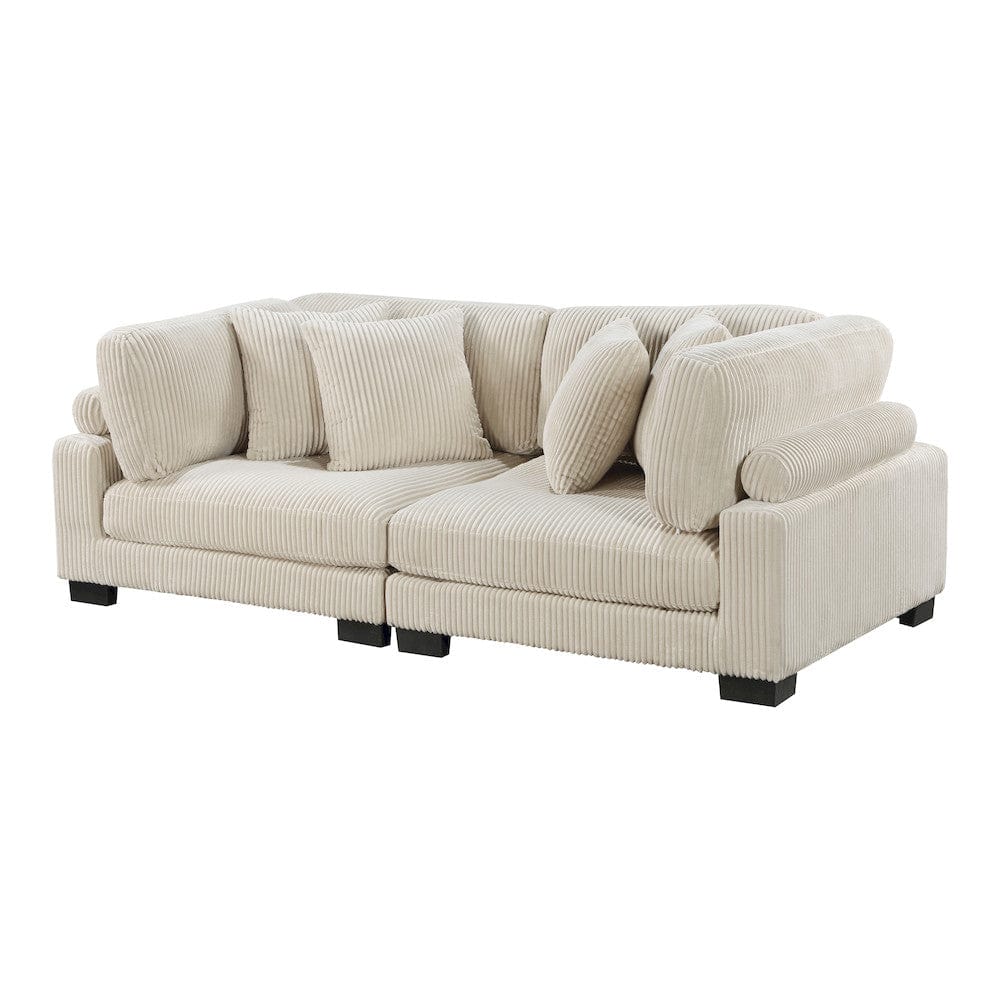 Homelegance  - Traverse Love Seat in Beige - 8555BE-2x  view 5