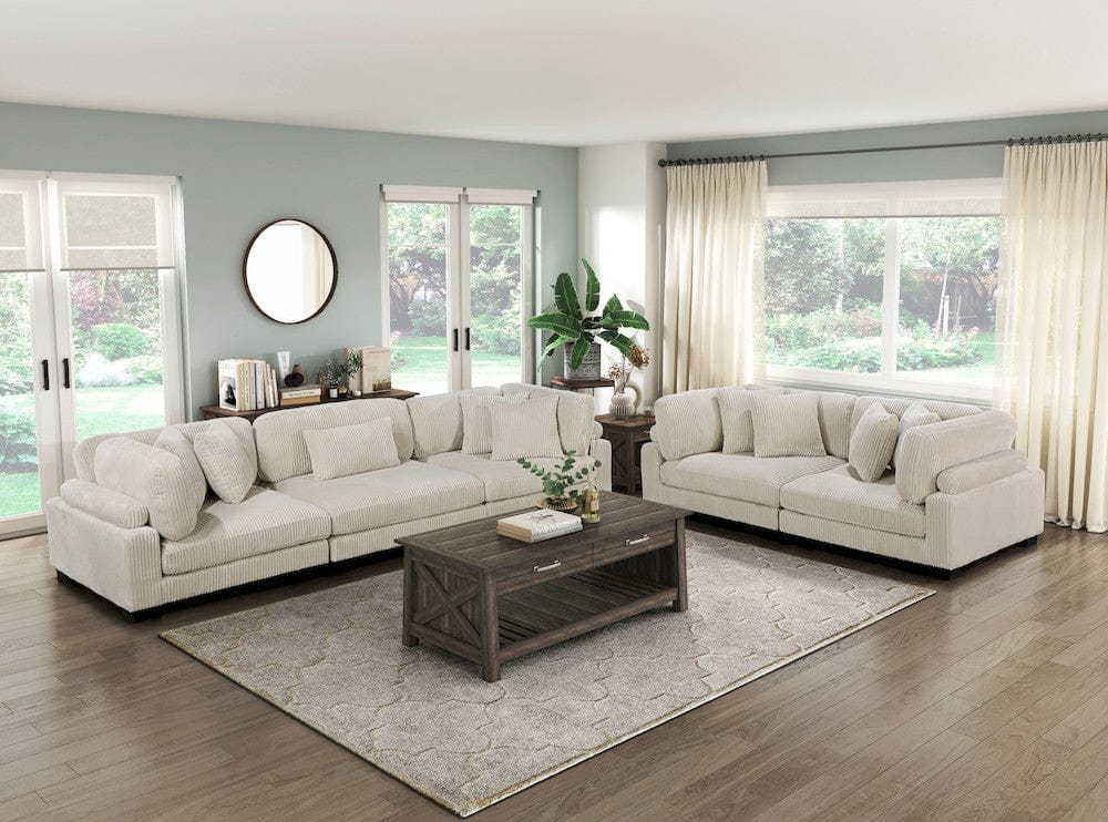 Homelegance  - Traverse Love Seat in Beige - 8555BE-2x  view 10
