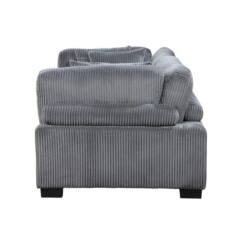Homelegance  - Traverse Love Seat in Gray - 8555GY-2x  view 5