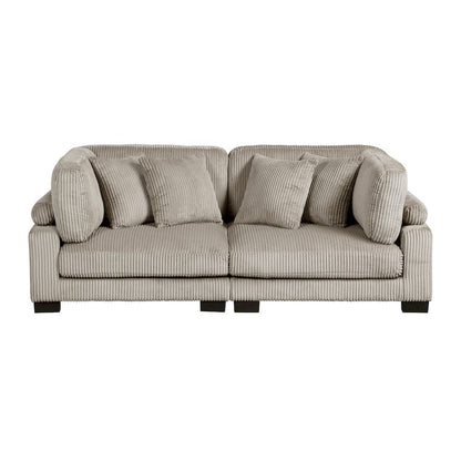 Homelegance  - Traverse Love Seat in Taupe - 8555GB-2x  view 1