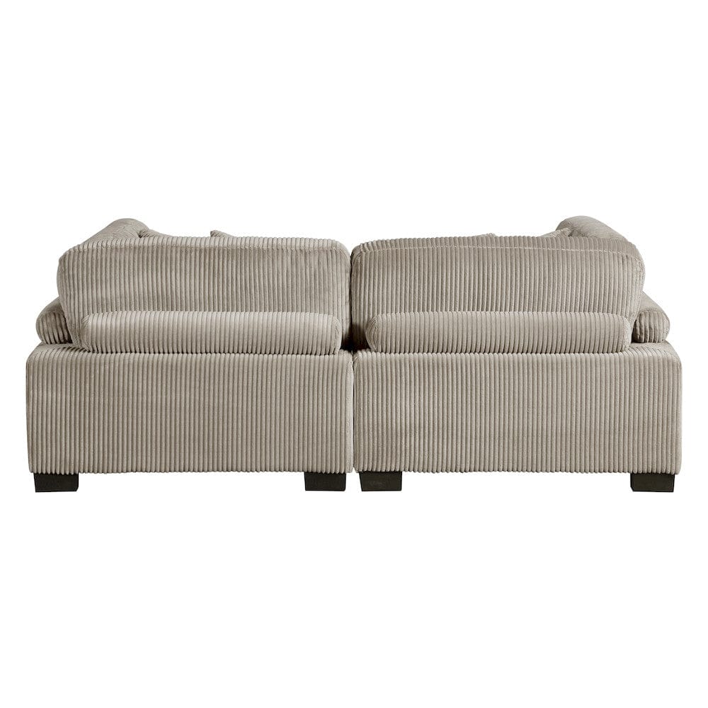 Homelegance  - Traverse Love Seat in Taupe - 8555GB-2x  view 4