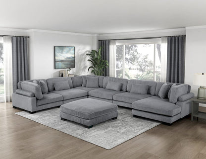 Homelegance  - Traverse Ottoman in Gray - 8555GY-4  view 3