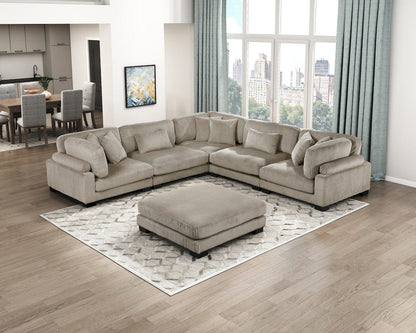 Homelegance  - Traverse Ottoman in Taupe - 8555GB-4  view 7