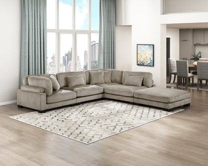 Homelegance  - Traverse Ottoman in Taupe - 8555GB-4  view 9