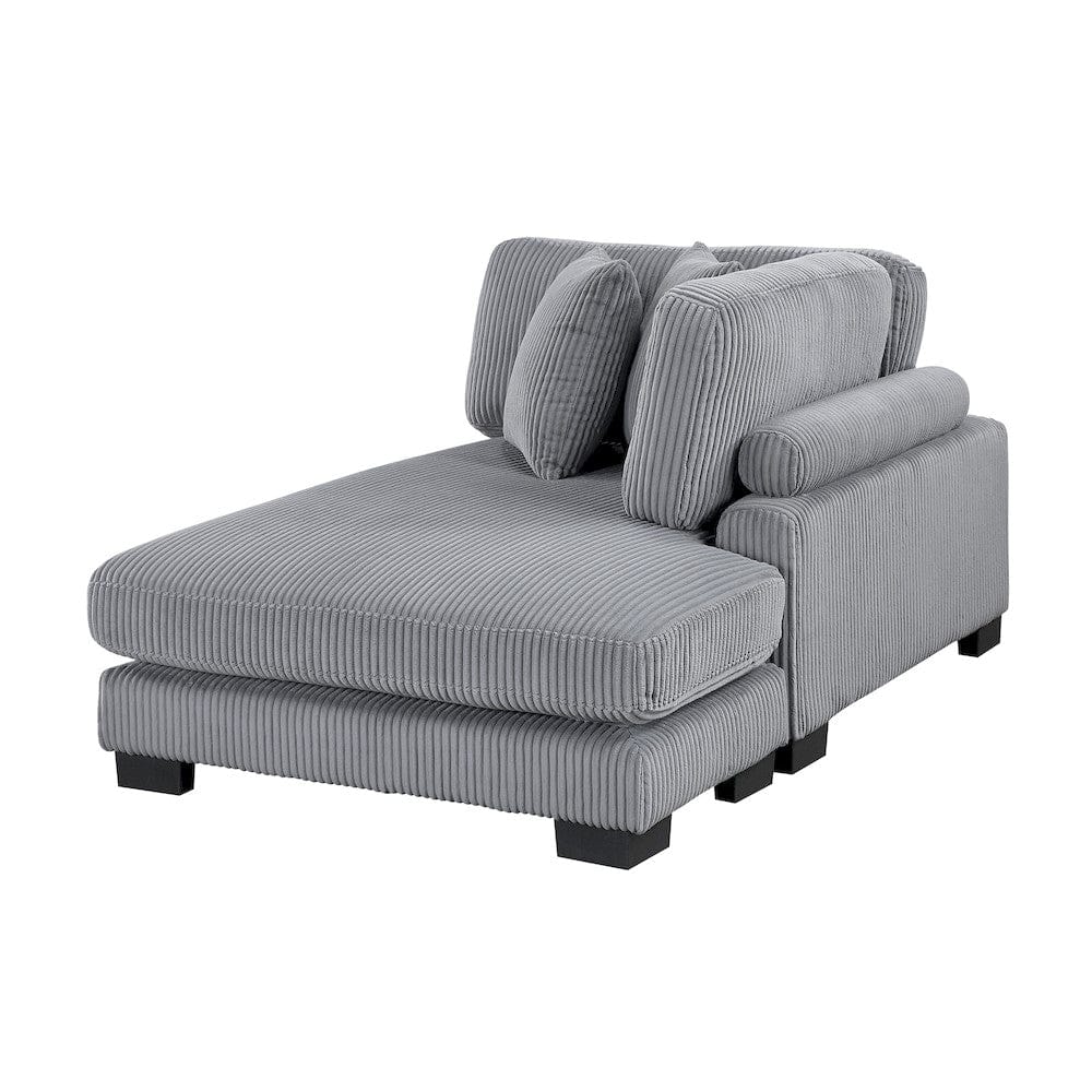Homelegance  - Traverse Reversible Chaise in Gray - 8555GY-VC  view 2