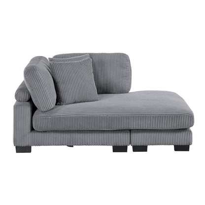 Homelegance  - Traverse Reversible Chaise in Gray - 8555GY-VC  view 5