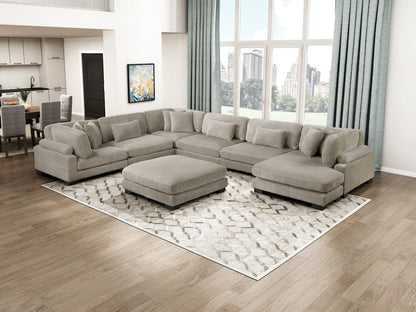 Homelegance  - Traverse Reversible Chaise in Taupe - 8555GB-VC  view 5
