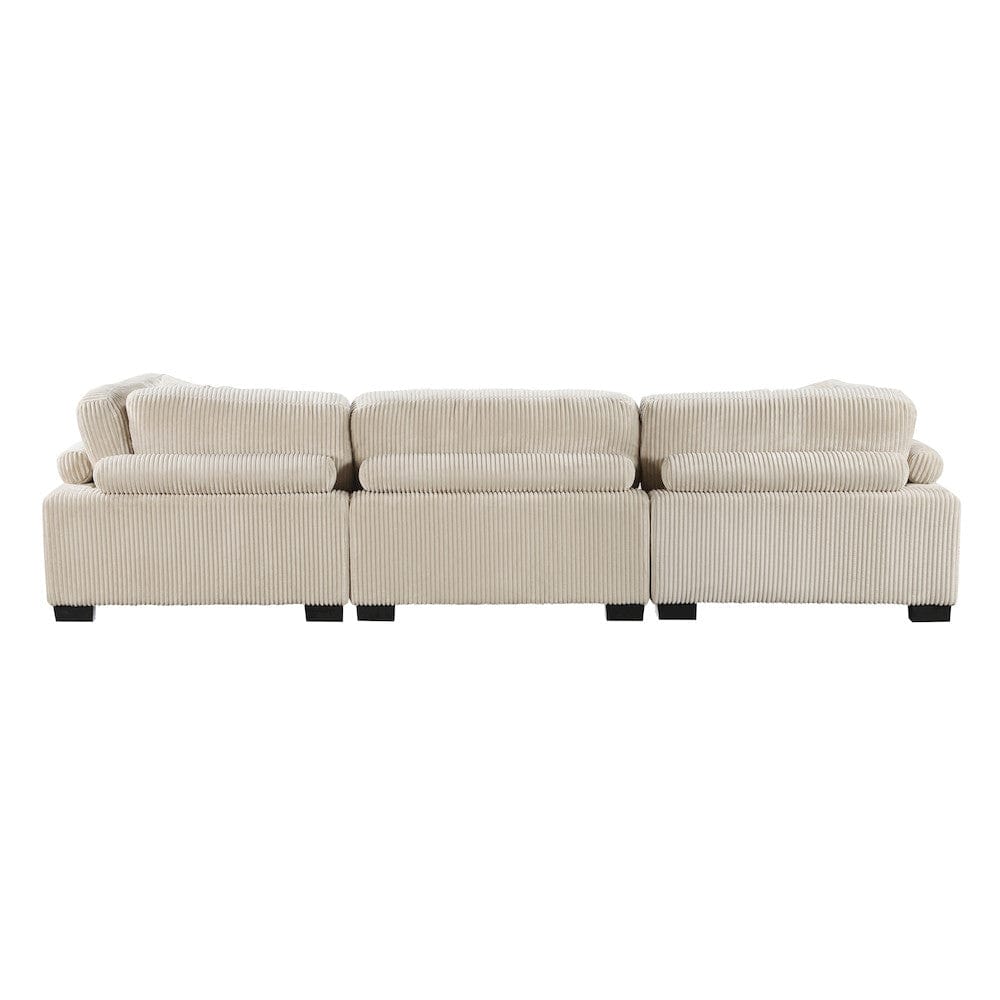 Homelegance  - Traverse Sofa in Beige - 8555BE-3x  view 2