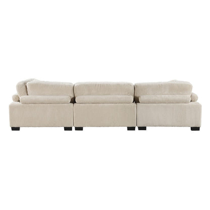 Homelegance  - Traverse Sofa in Beige - 8555BE-3x  view 2