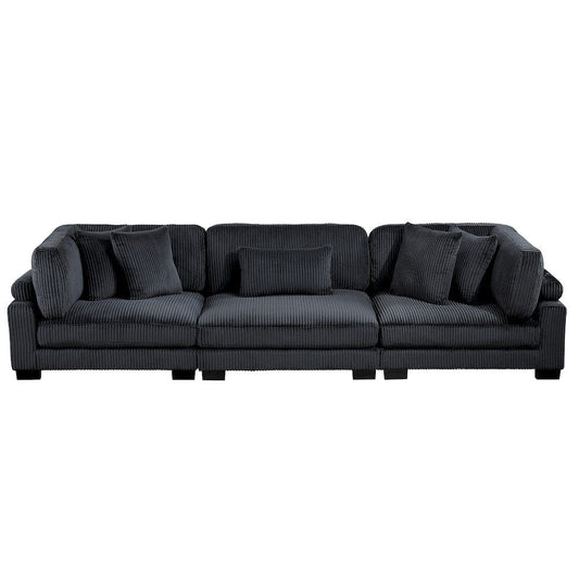 Homelegance  - Traverse Sofa in Black - 8555BK-3x  view 1