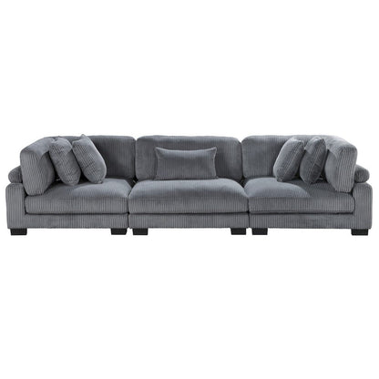 Homelegance  - Traverse Sofa in Gray - 8555GY-3x  view 1