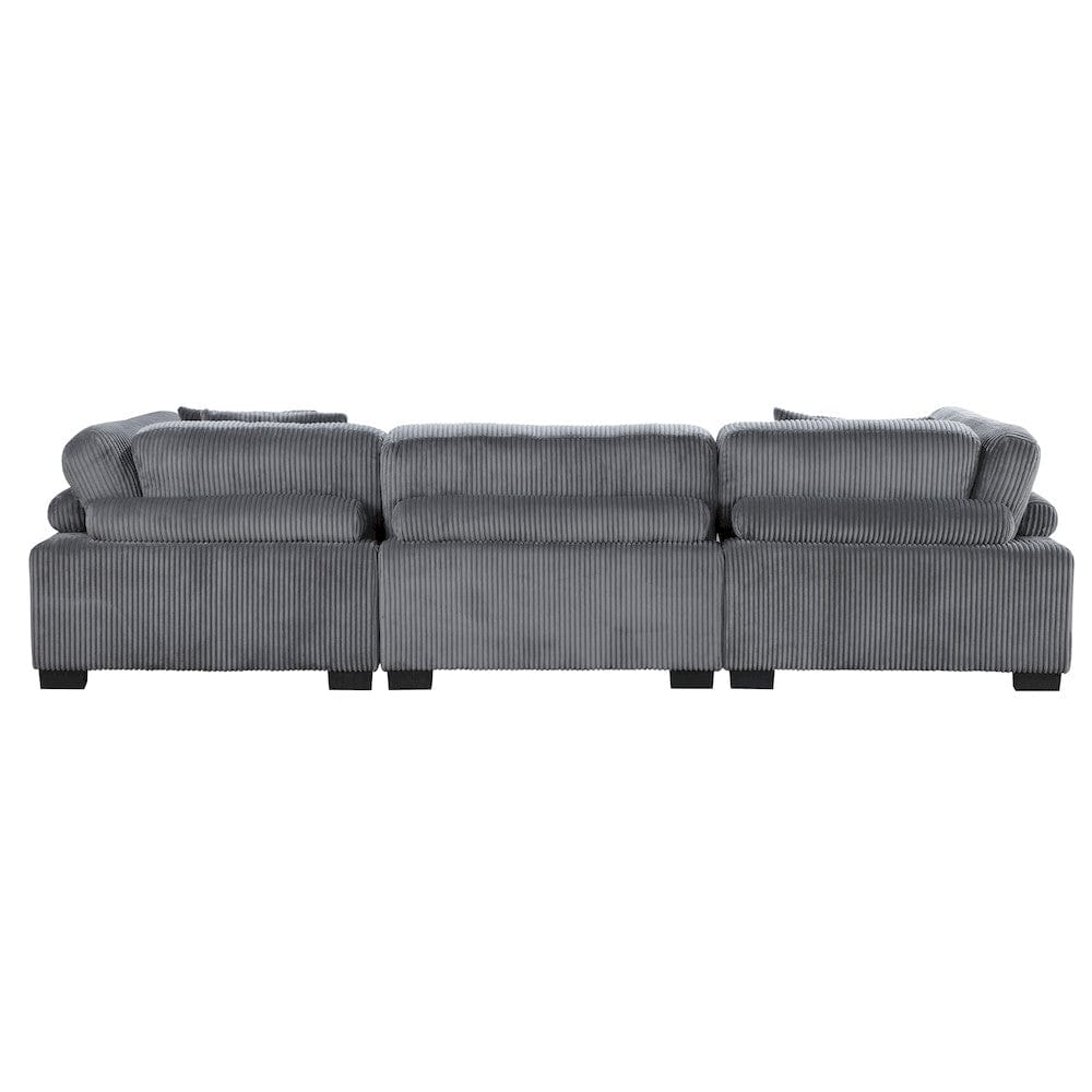 Homelegance  - Traverse Sofa in Gray - 8555GY-3x  view 3