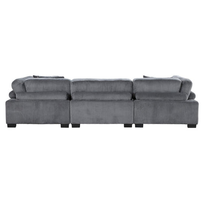 Homelegance  - Traverse Sofa in Gray - 8555GY-3x  view 3