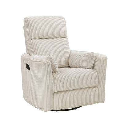 Homelegance  - Traverse Swivel Glider Reclining Chair in Beige - 8555BE-1SW  view 1