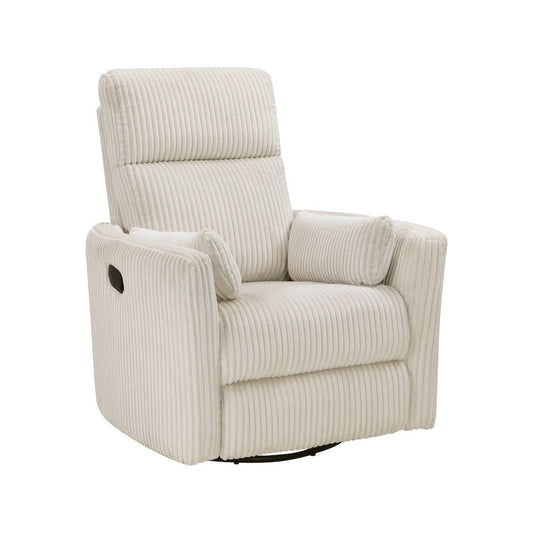 Homelegance  - Traverse Swivel Glider Reclining Chair in Beige - 8555BE-1SW  view 1