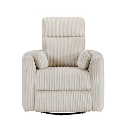 Homelegance  - Traverse Swivel Glider Reclining Chair in Beige - 8555BE-1SW  view 3