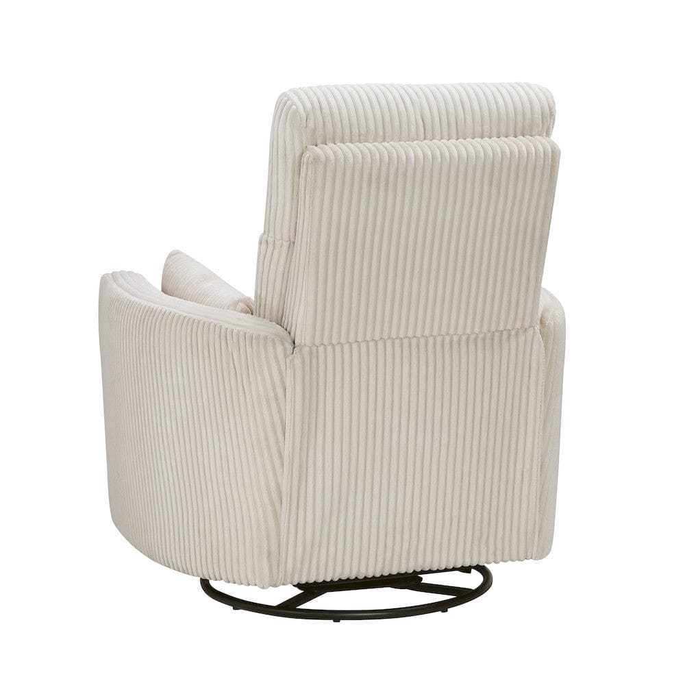 Homelegance  - Traverse Swivel Glider Reclining Chair in Beige - 8555BE-1SW  view 6