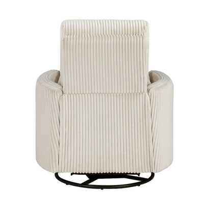 Homelegance  - Traverse Swivel Glider Reclining Chair in Beige - 8555BE-1SW  view 7