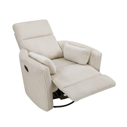 Homelegance  - Traverse Swivel Glider Reclining Chair in Beige - 8555BE-1SW  view 9