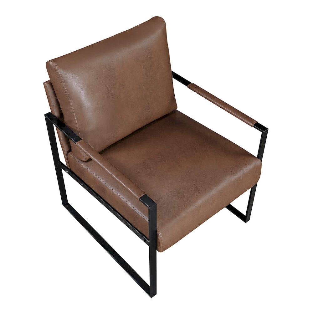 Homelegance  - Trent Accent Chair in Brown - 1011BRW-1  view 3