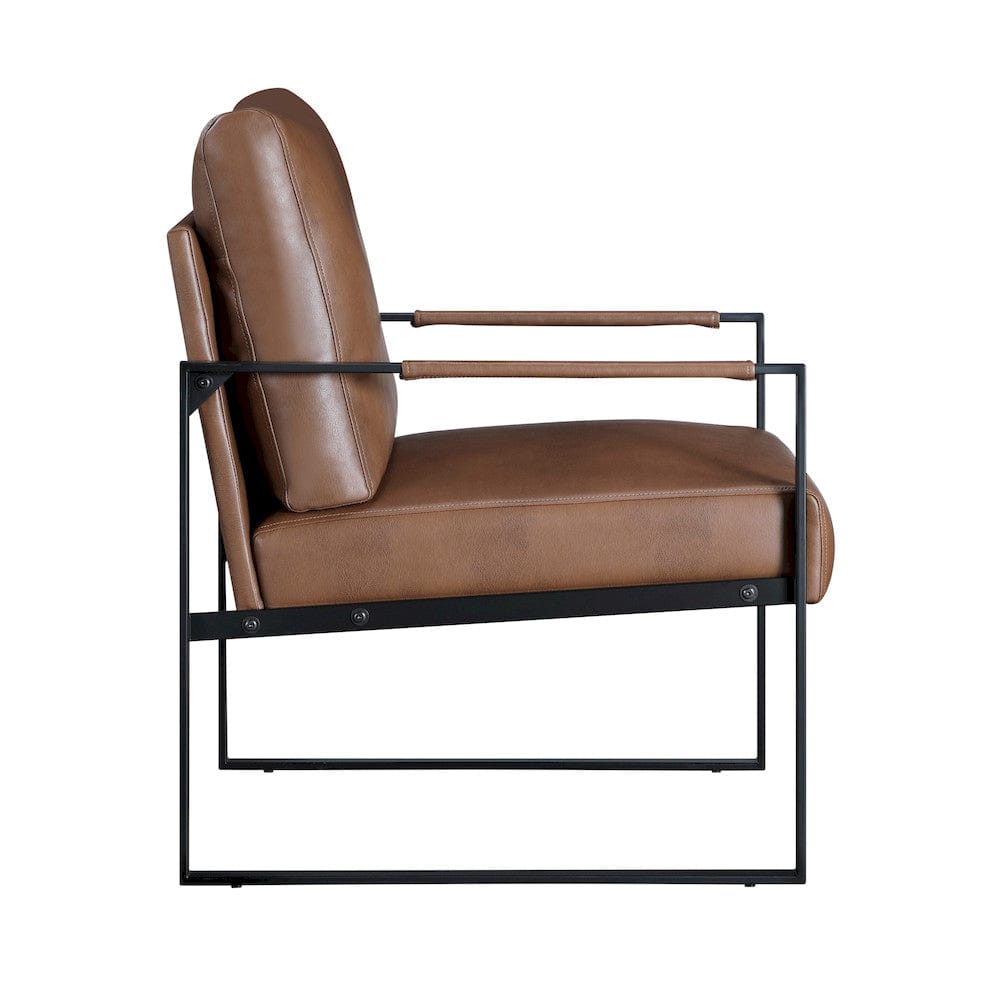 Homelegance  - Trent Accent Chair in Brown - 1011BRW-1  view 4
