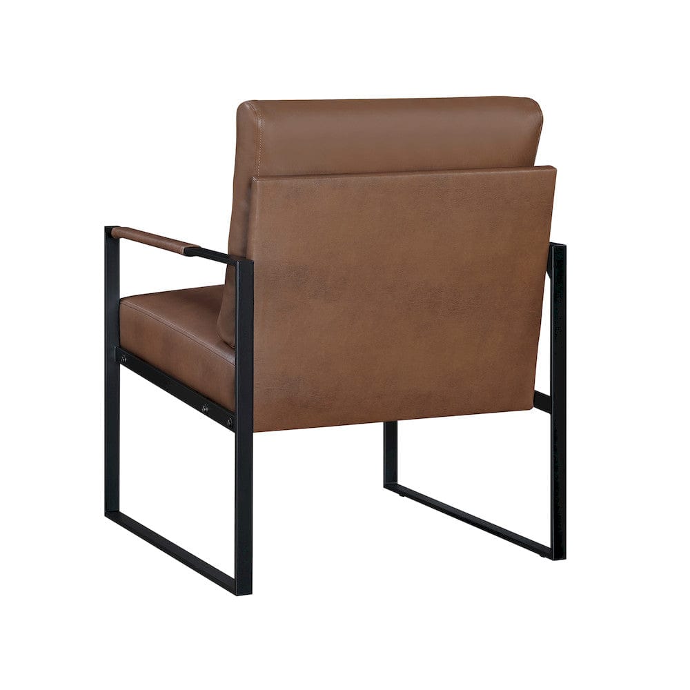 Homelegance  - Trent Accent Chair in Brown - 1011BRW-1  view 5