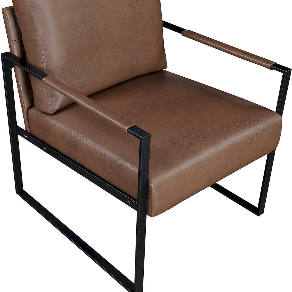 Homelegance  - Trent Accent Chair in Brown - 1011BRW-1  view 7