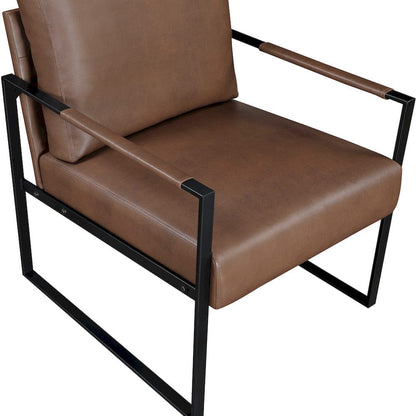 Homelegance  - Trent Accent Chair in Brown - 1011BRW-1  view 7