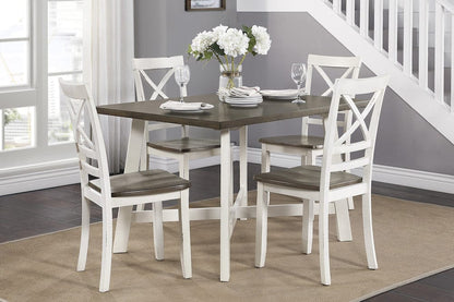 Homelegance  - Troy 5-Piece Pack Dinette Set - 5777WH  view 3