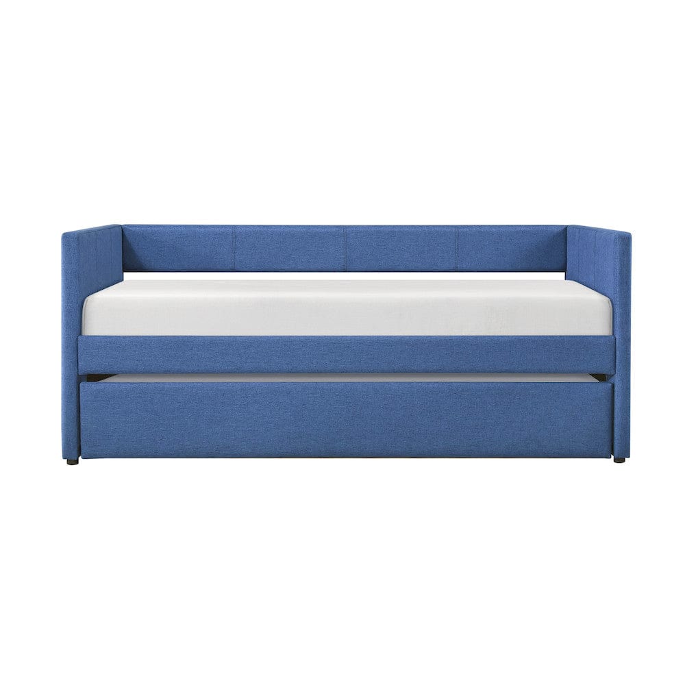 Homelegance  - Trudy Daybed W/ Trundle in Blue - 4987BU  view 6