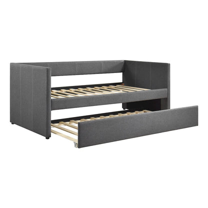 Homelegance  - Trudy Daybed W/ Trundle in Dark gray - 4987DG  view 4
