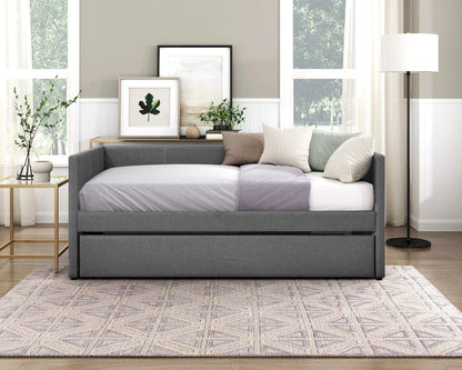 Homelegance  - Trudy Daybed W/ Trundle in Dark gray - 4987DG  view 5
