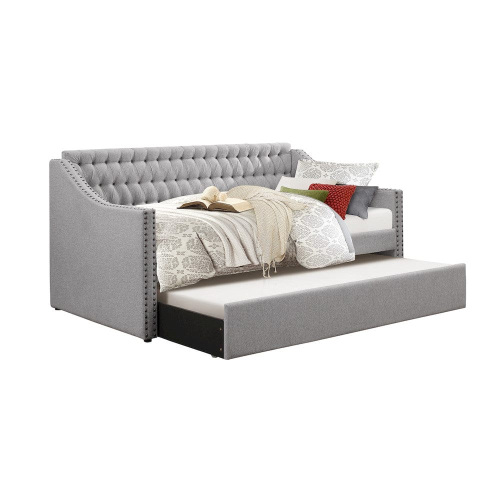 Homelegance  - Tulney Daybed W/ Trundle in Gray - 4966x  view 3