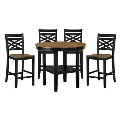 Homelegance  - Tyler 5-Piece Pack Counter Height Set - 6022-36  view 1