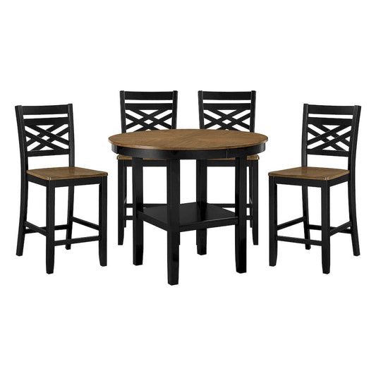 Homelegance  - Tyler 5-Piece Pack Counter Height Set - 6022-36  view 1