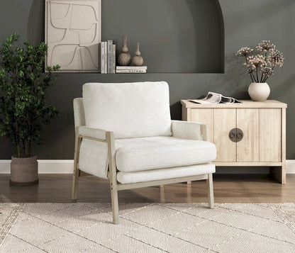 Homelegance  - Umar Accent Chair in Cream - 1269NCRM-1  view 2