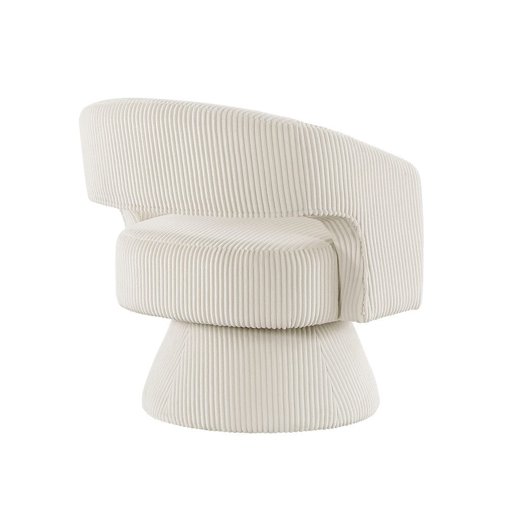 Homelegance  - Upton Swivel Chair in Beige - 1013BEG-1  view 4