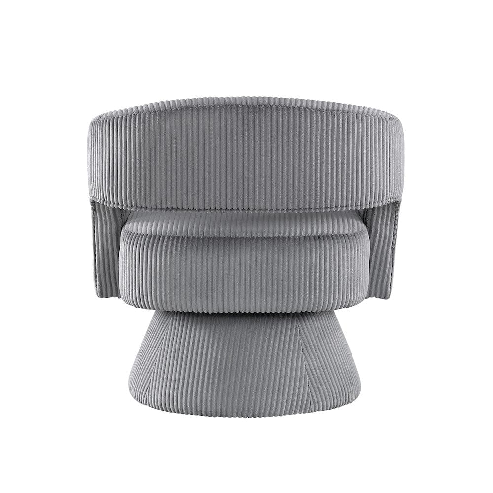 Homelegance  - Upton Swivel Chair in Dark gray - 1013DGY-1  view 6