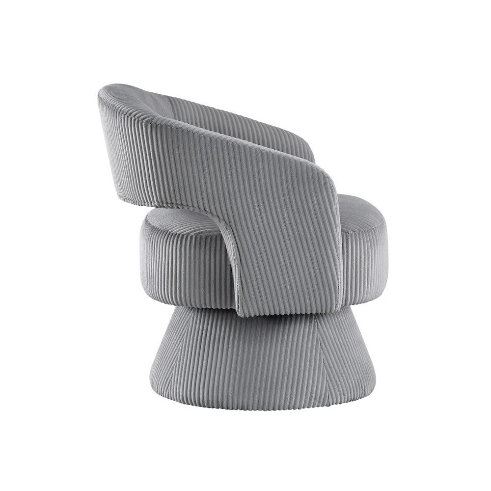 Homelegance  - Upton Swivel Chair in Dark gray - 1013DGY-1  view 8